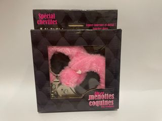 Esposas Rosas Peludas con llaves