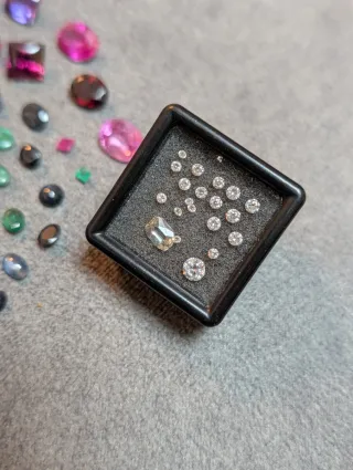 Lote piedras preciosas variadas