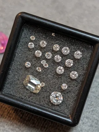 Lote piedras preciosas variadas