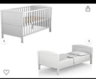 Cuna colecho convertible + colchón