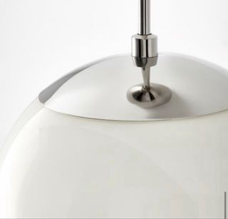 Lámparas Techo Ikea Bola Blanca Metal