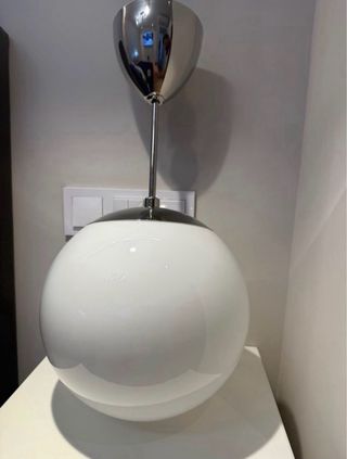 Lámparas Techo Ikea Bola Blanca Metal