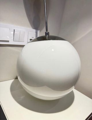 Lámparas Techo Ikea Bola Blanca Metal