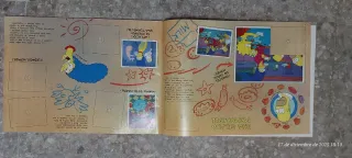 Álbum de cromos Los Simpsons