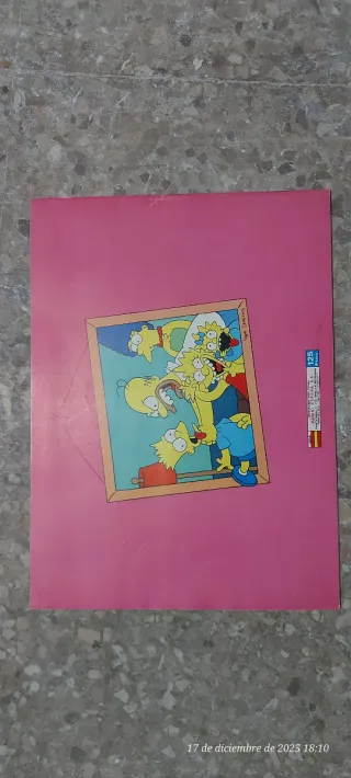 Álbum de cromos Los Simpsons