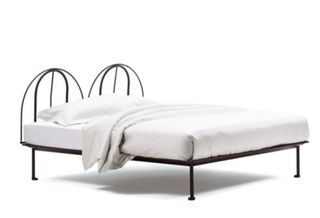 Letto matrimoniale design metallo