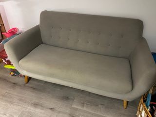 Sofá 2 plazas Maison du Monde tela