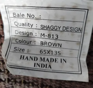 2 Alfombras degradado marrón y negro