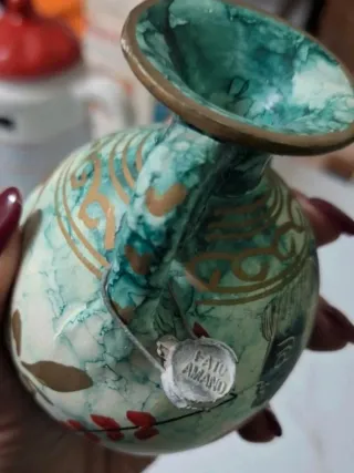 Vaso etnico decorato a mano