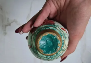 Vaso etnico decorato a mano