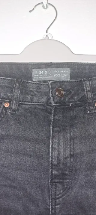 Pantalón Primark High Rise Straight Negro