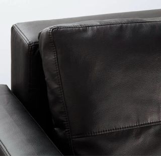 Sofá cama Ikea negro piel bomstad