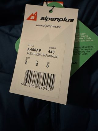 Giacca trapuntata traspirante trekking uomo S new