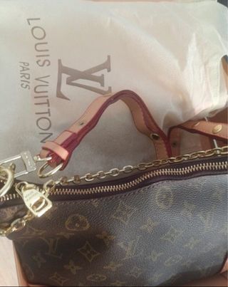 Bolso Louis Vuitton Marrón y Dorado