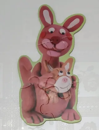 Puzzles Animalitos 5 Piezas Dinova