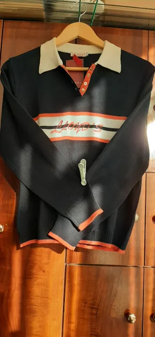 Polo Lloyd's T. M 42 Negro Naranja