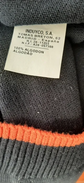 Polo Lloyd's T. M 42 Negro Naranja