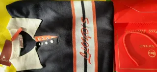 Polo Lloyd's T. M 42 Negro Naranja