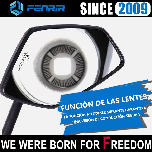 NUEVO FENRIR Retrovisores Homologado Espejos Moto