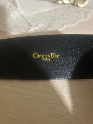 Cintura larga Christian Dior oro nero