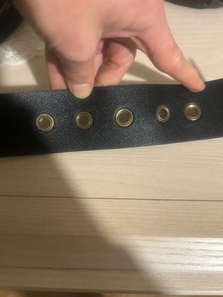 Cintura larga Christian Dior oro nero