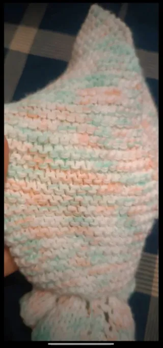 Bufanda bebé hecha a mano