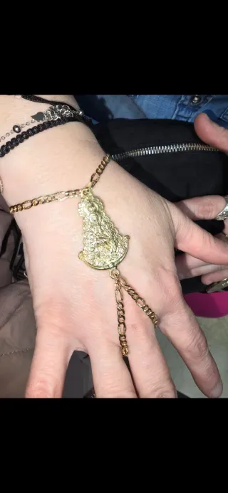 Pulsera 18k Virgen del Rocío