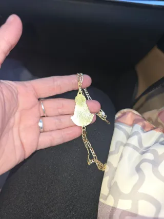 Pulsera 18k Virgen del Rocío