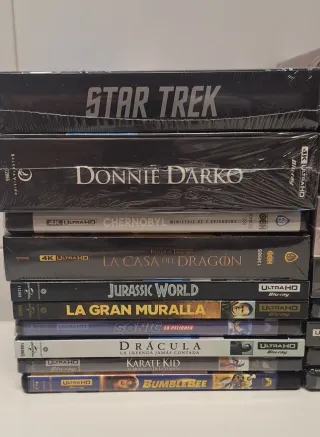 Lote 30 películas 4K UHD bluray