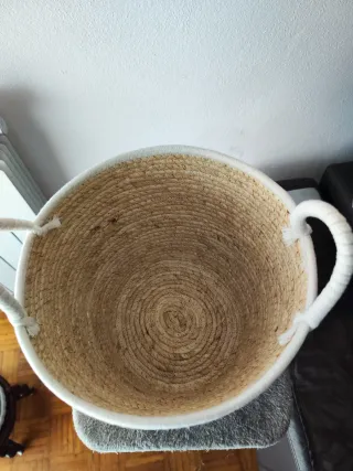 Cesto Decorativo em  Fibras Naturais