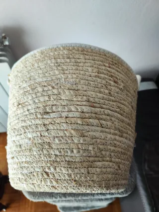 Cesto Decorativo em  Fibras Naturais