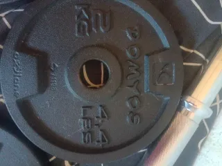 Mancuernas ajustables con discos