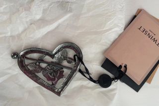 Spilla Twinset Marco Rambaldi Cuore con fiore