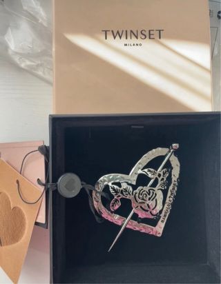 Spilla Twinset Marco Rambaldi Cuore con fiore