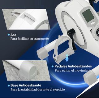 Mini Bicicleta Estática Blanca