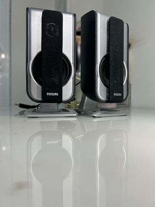 Altavoces Philips Negro/Plata