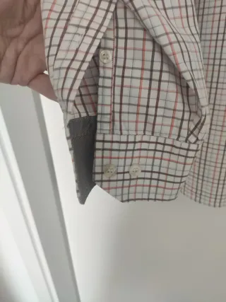 Camisa de cuadros caballero talla grande