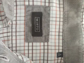 Camisa de cuadros caballero talla grande