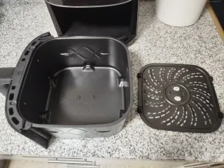 Freidora de aire Princess negra,8 litros