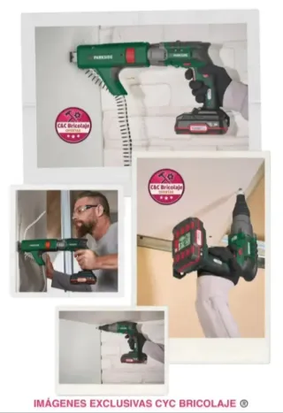 Atornillador de Pladur Parkside Kit completo