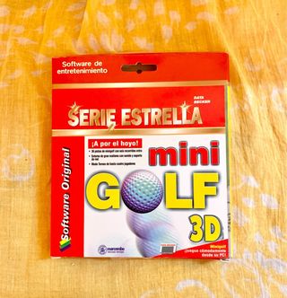 4 Videojuegos PC CD: Dardos, Bolos, Futbolín, Golf