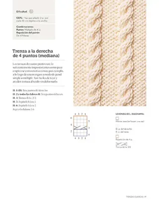 Trenzas de punto: Una Guía practica con 100 puntos