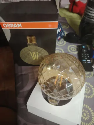 Bombilla Edison Osram Esférica