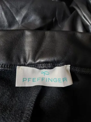 Pantalón polipiel recto Talla XL