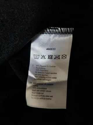 Pantalón polipiel recto Talla XL