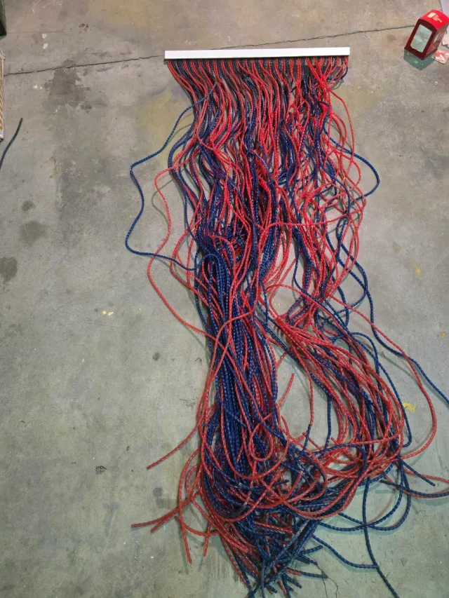 2 Cortinas Tiras Espiral Puertas Hostelería