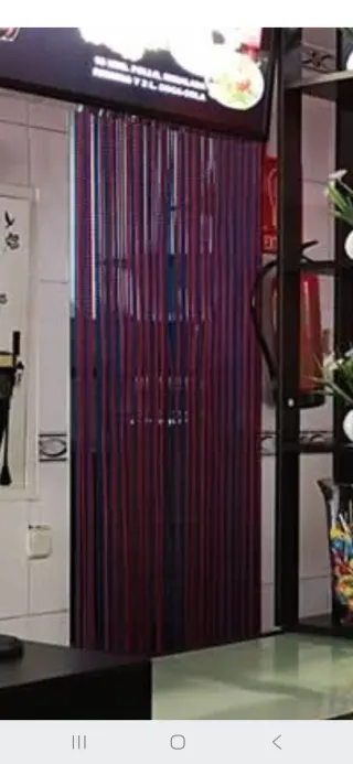 2 Cortinas Tiras Espiral Puertas Hostelería