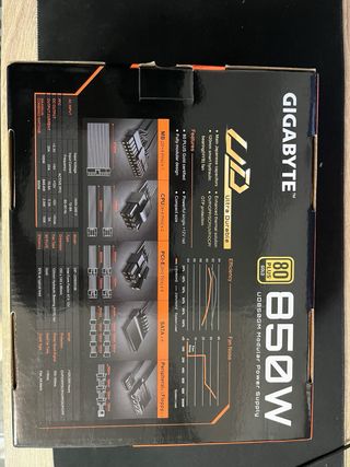 Fuente Alimentación GIGABYTE 850W Modular Gold