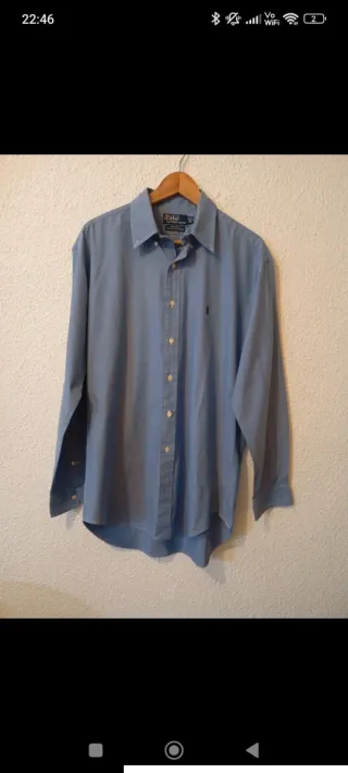 Camicia Polo Ralph Lauren Uomo Blu