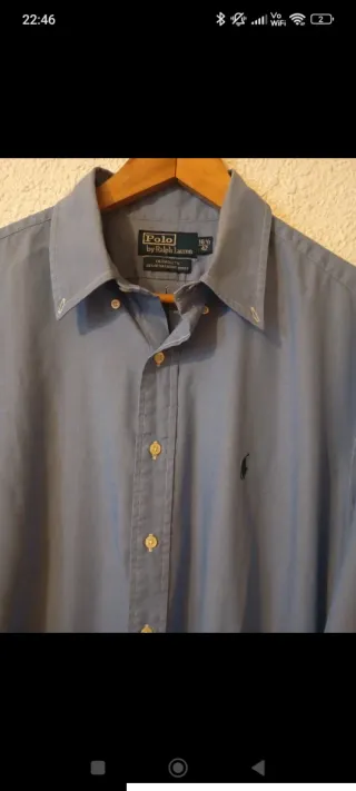 Camicia Polo Ralph Lauren Uomo Blu